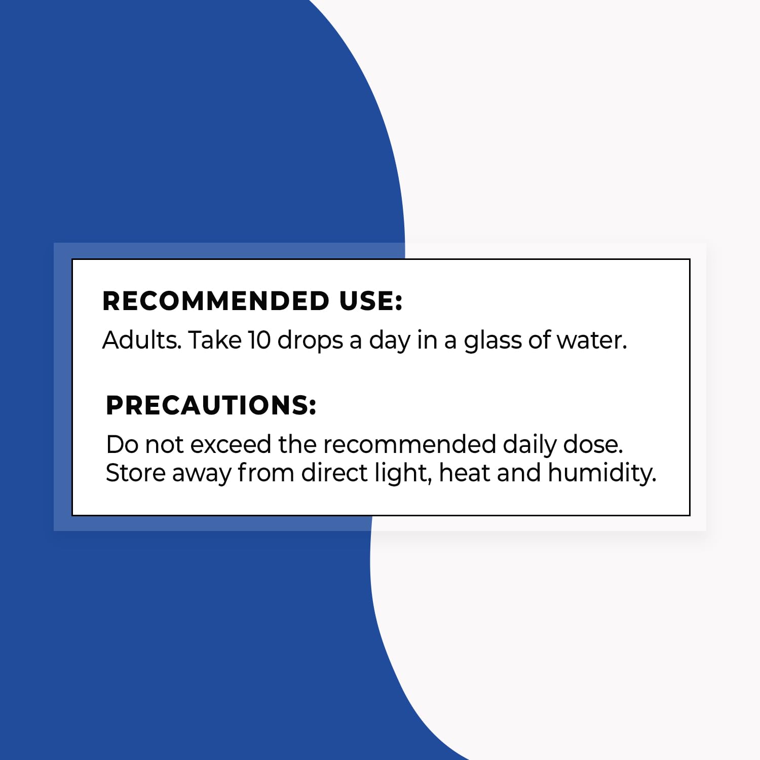 Supersmart gotas vertidas en un vaso de agua para consumo diario práctico