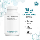 Supersmart etiqueta con lista de ingredientes y dosis visibles