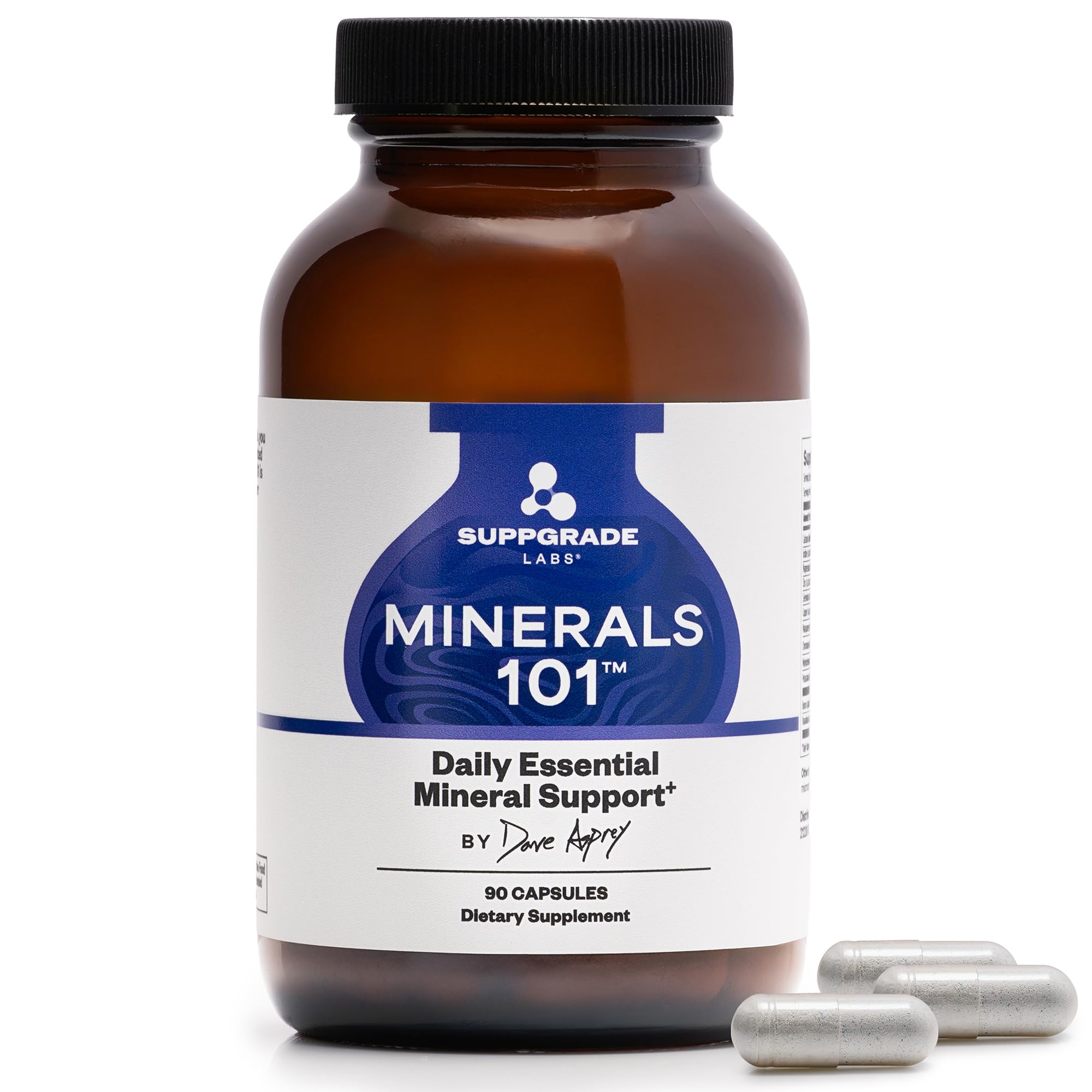 Suppgrade Labs botella frontal del producto mostrando la marca y uso diario