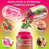 SUPPLEMENTS STUDIO mujer tomando cápsula para energía diaria