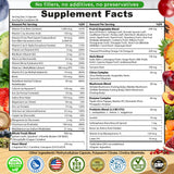 SUPPLEMENTS STUDIO etiqueta con información nutricional y beneficios claros