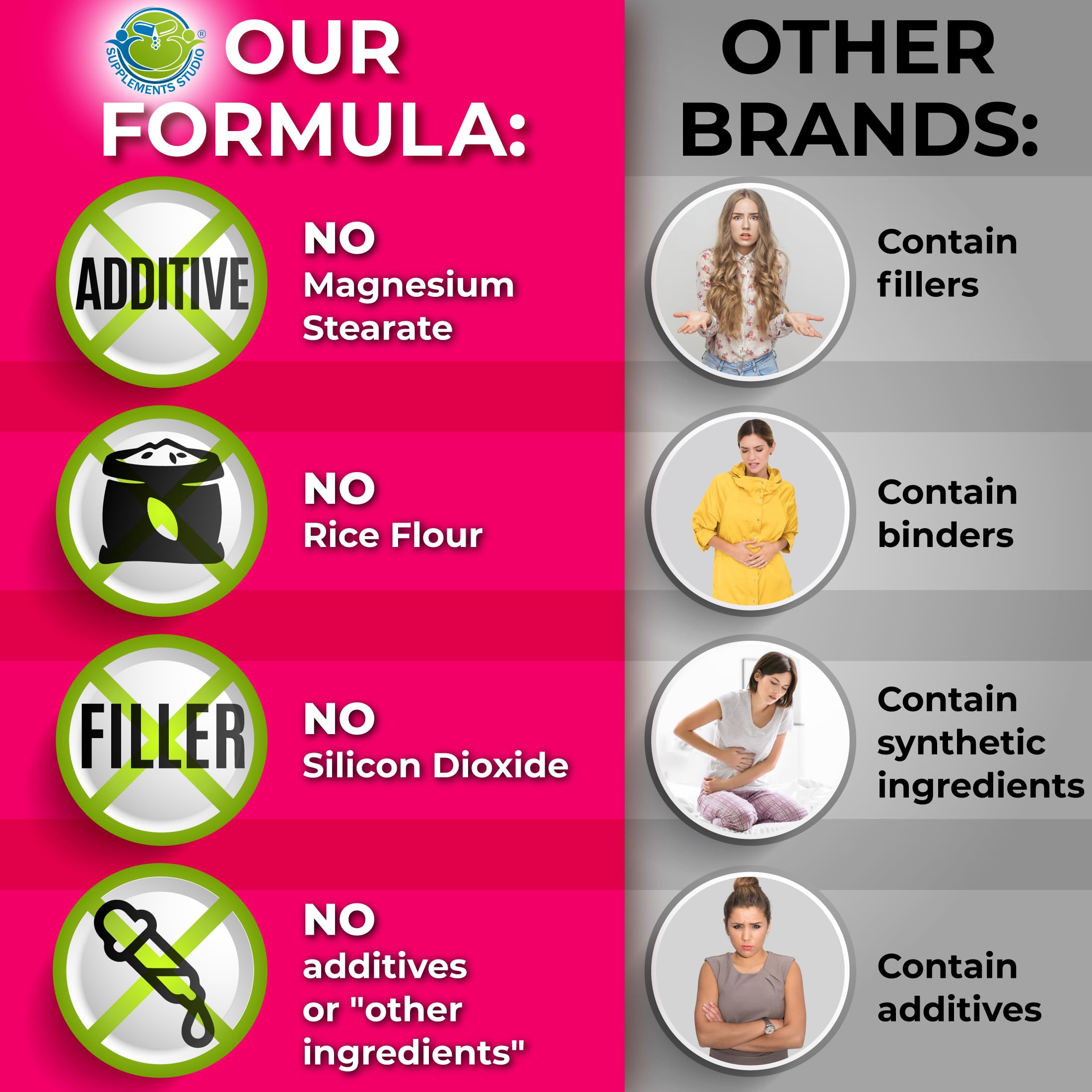 SUPPLEMENTS STUDIO cápsula en mano para visualizar tamaño y facilidad