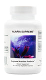 Supreme Nutrition Alaria Supreme frasco frente mostrando 90 cápsulas y etiqueta clara