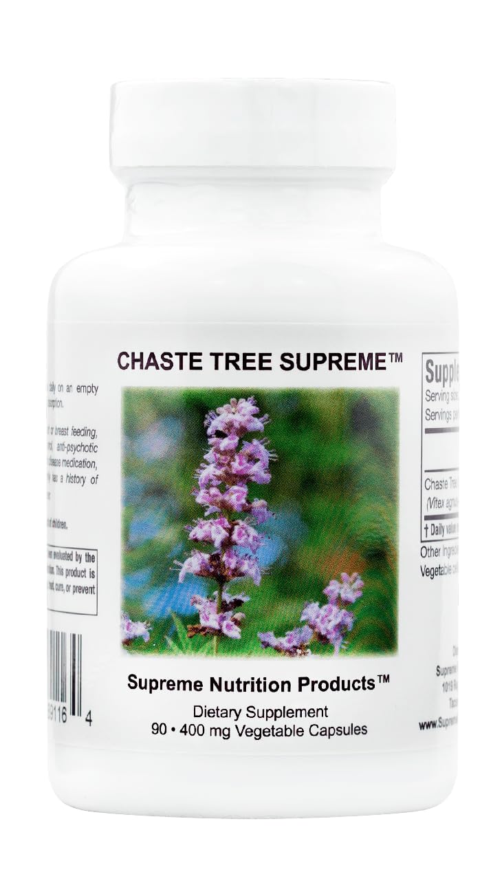 Supreme Nutrition bote frontal mostrando 90 cápsulas y marca, claridad y confianza