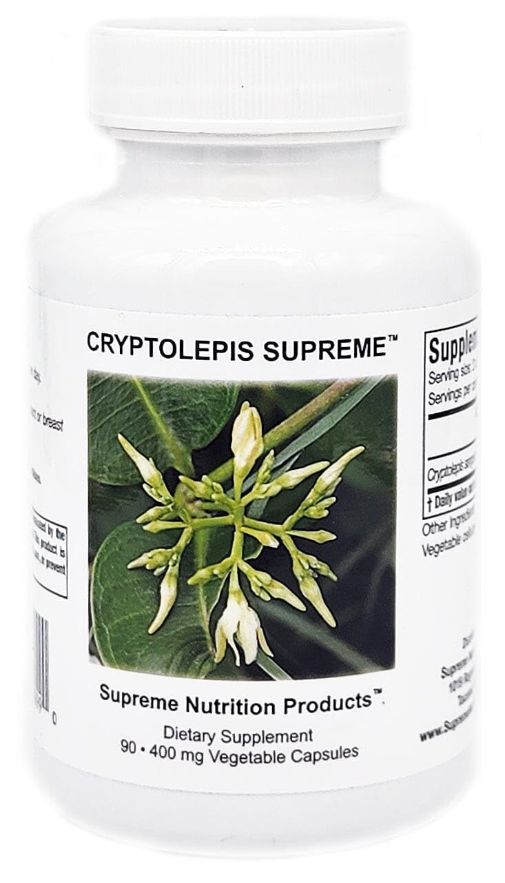 Supreme Nutrition producto frontal mostrando la etiqueta y beneficios del envase