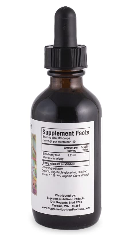 Supreme Nutrition vista de textura del líquido y apariencia concentrada