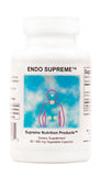Supreme Nutrition frasco frontal mostrando 90 cápsulas y diseño claro