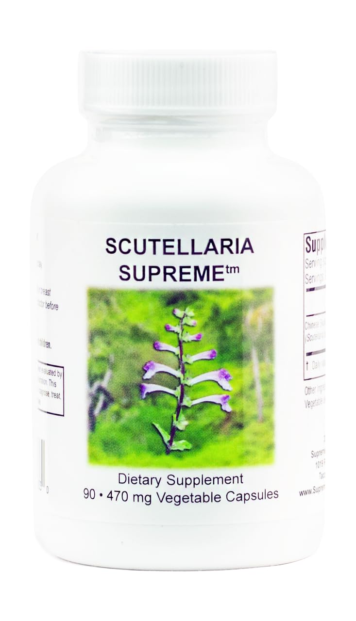Supreme Nutrition frasco delantero mostrando 90 cápsulas y etiquetado claro