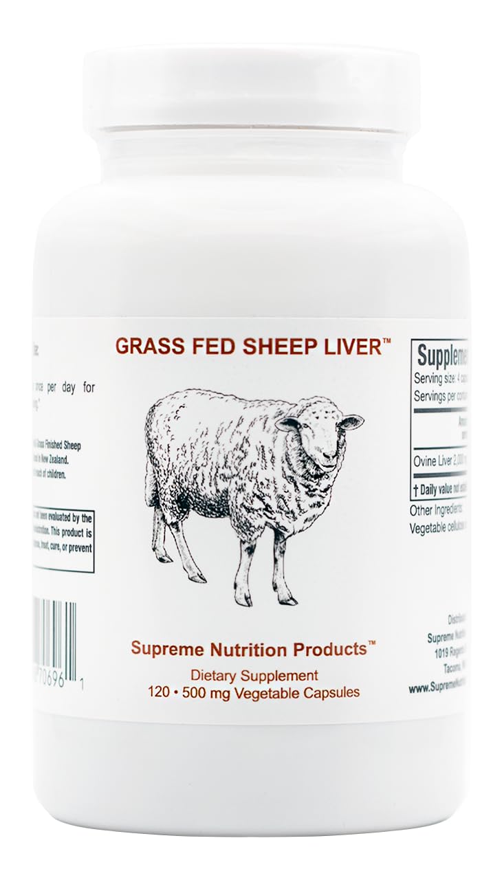 Supreme Nutrition frasco frontal mostrando etiqueta y cantidad 120 cápsulas
