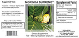 Supreme Nutrition detalle de cápsulas Noni mostrando textura y pureza visible