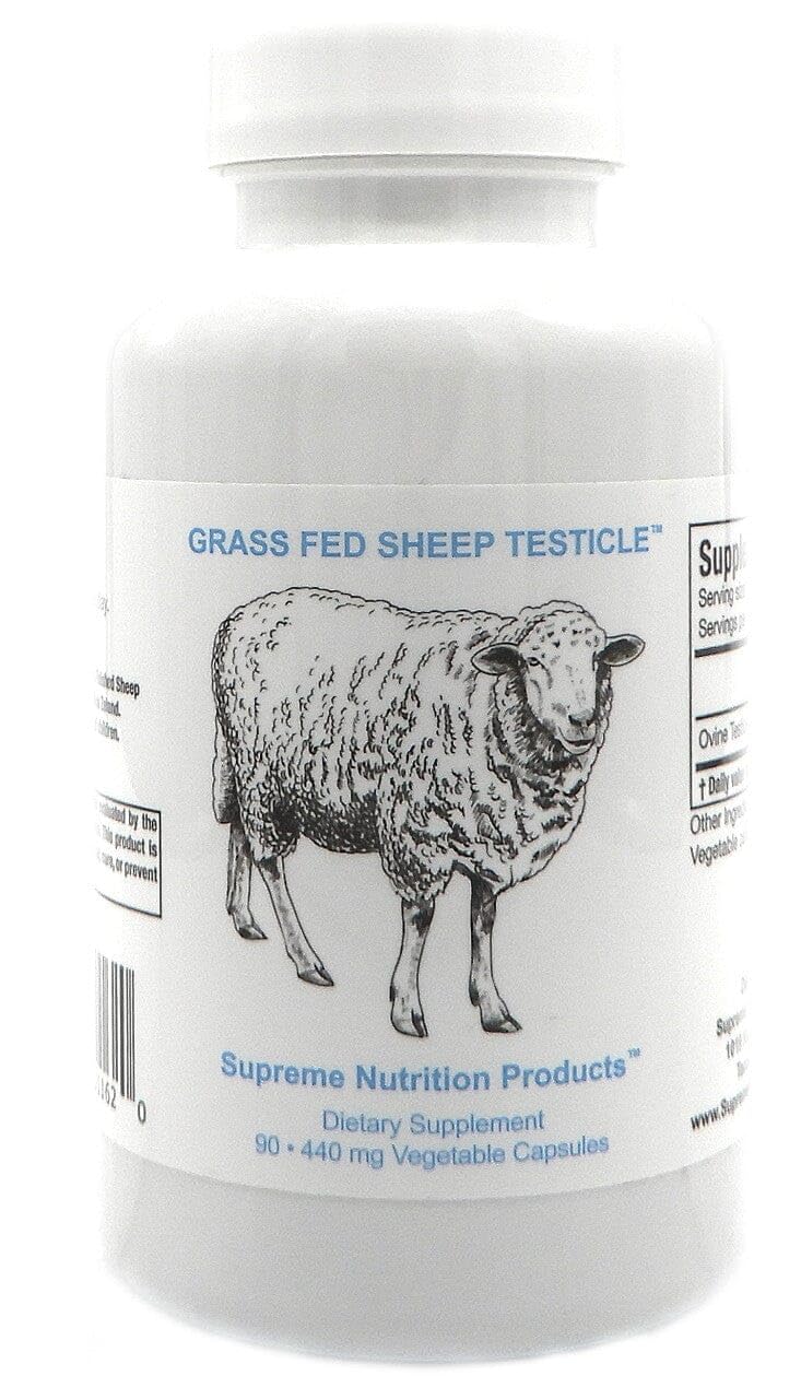 Supreme Nutrition envase frontal mostrando 90 cápsulas y origen NZ