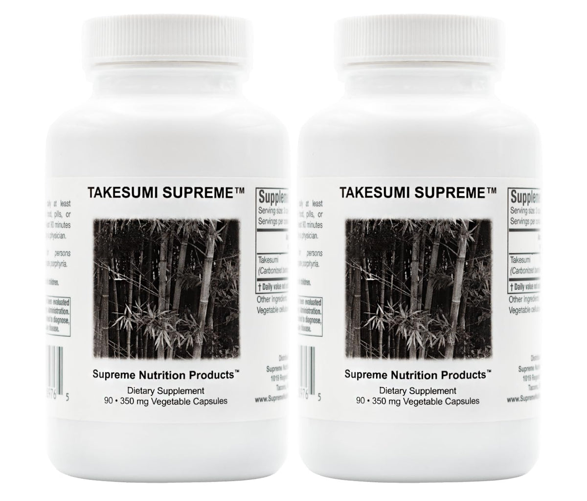 Supreme Nutrition envase frontal de Takesumi Supreme con etiqueta clara y beneficios