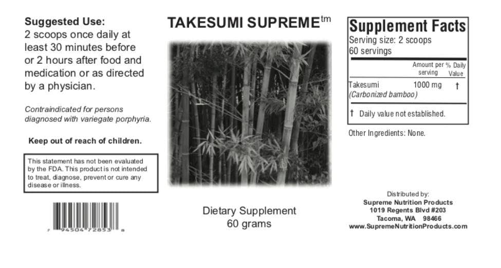 Supreme Nutrition primer plano de textura del polvo de bambú, facil manipulación