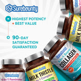 Surebounty caja abierta con cápsulas para ver cantidad y presentación