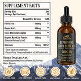 Susatentar detalle de la textura líquida liposomal para mejor absorción