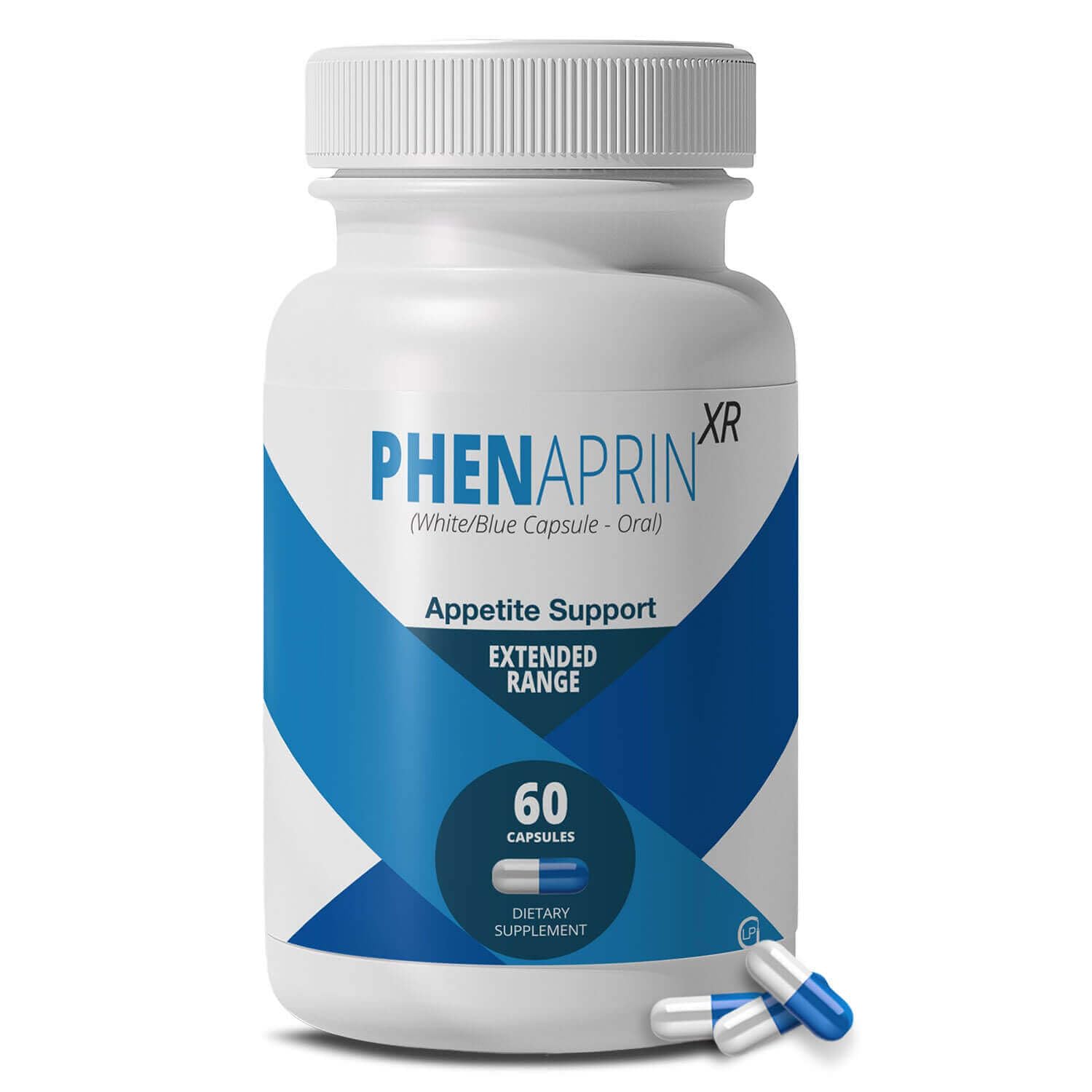 SutraHealth envase frontal mostrando PhenAprin XR y su beneficio de control del apetito