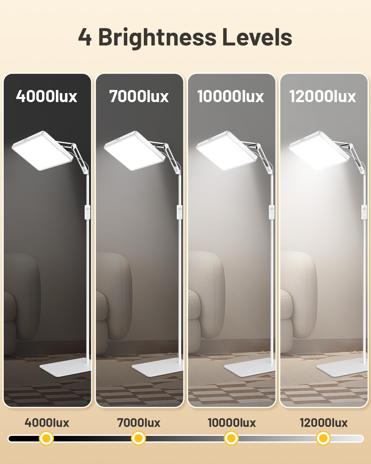 SUXIO mando magnético junto a la lámpara para control remoto fácil