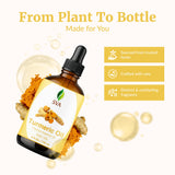 SVA ORGANICS aceite de cúrcuma en difusor emitiendo vapor, ambiente cálido