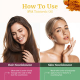 SVA ORGANICS aplicación diluida en antebrazo mostrando uso en piel seguro