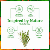 SVA ORGANICS aceite en mano mezclado con aceite portador para aplicación segura