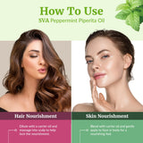 SVA ORGANICS aplicación en cabello que aporta frescura