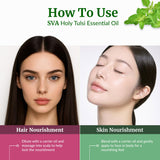 SVA ORGANICS aceite diluido en mano para masaje seguro