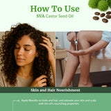 SVA ORGANICS masaje facial con aceite aporta hidratación ligera