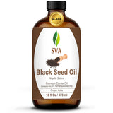 SVA ORGANICS botella delantera en vidrio ámbar mostrando presentación grande y protección