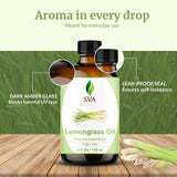 SVA ORGANICS frasco junto a manos para comparar tamaño real y capacidad