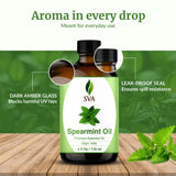 SVA ORGANICS comparación de tamaño junto a objetos comunes para visualizar volumen 118 ml