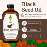 SVA ORGANICS detalle del aceite fluido en textura brillante para mezclas caseras