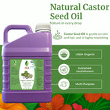 SVA ORGANICS textura espesa de aceite de ricino detalle visual hidratación concentrada