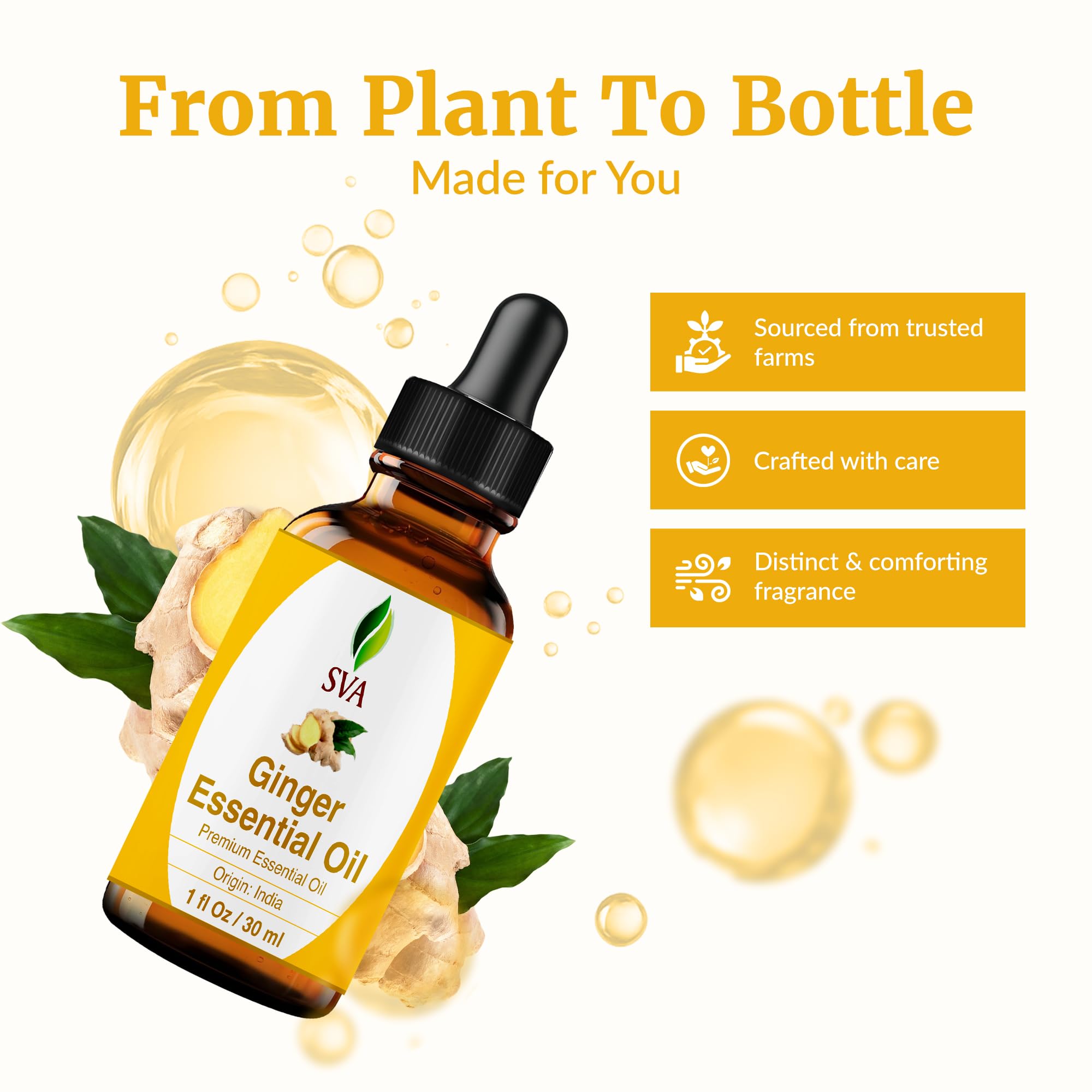 SVA ORGANICS gotas en difusor creando ambiente cálido y acogedor