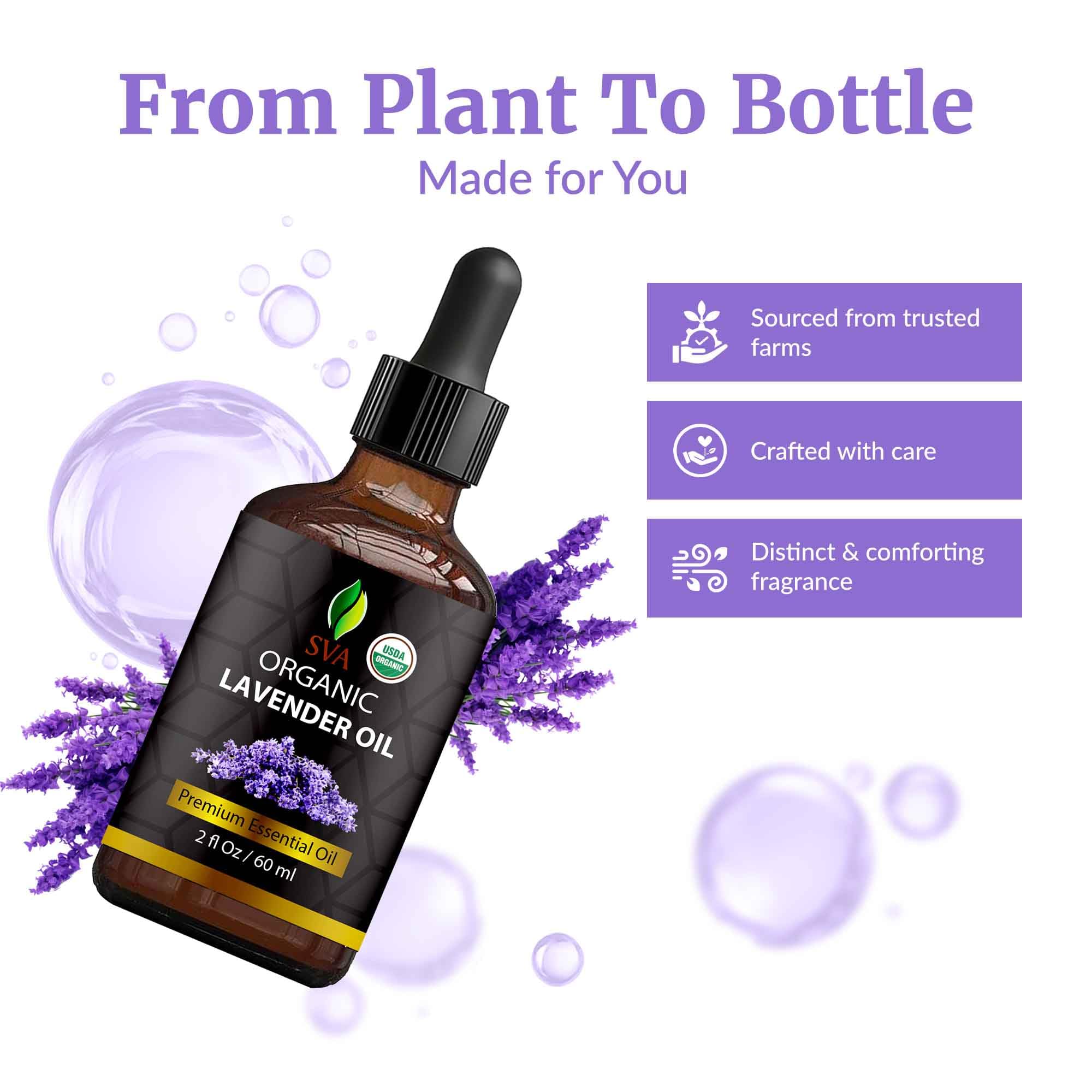 SVA ORGANICS aceite en difusor generando vapor aromático para ambiente acogedor