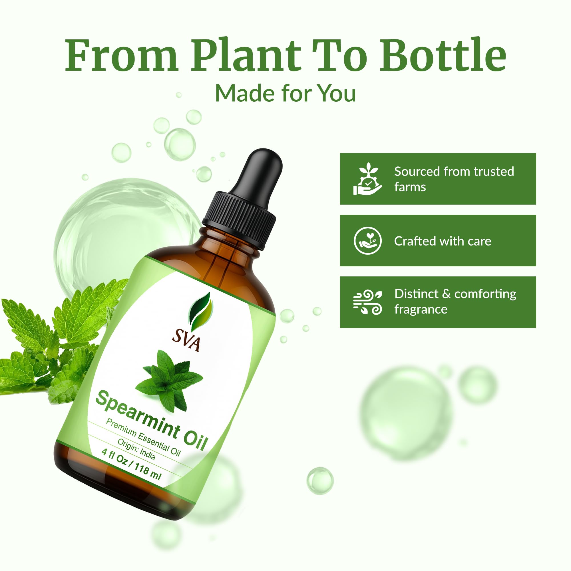 SVA ORGANICS aceite en difusor ultrasónico creando ambiente con aroma fresco