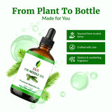 SVA ORGANICS botella de 118 ml junto a regla, comparación de tamaño clara