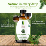 SVA ORGANICS etiqueta orgánica en primer plano destacando ingredientes naturales