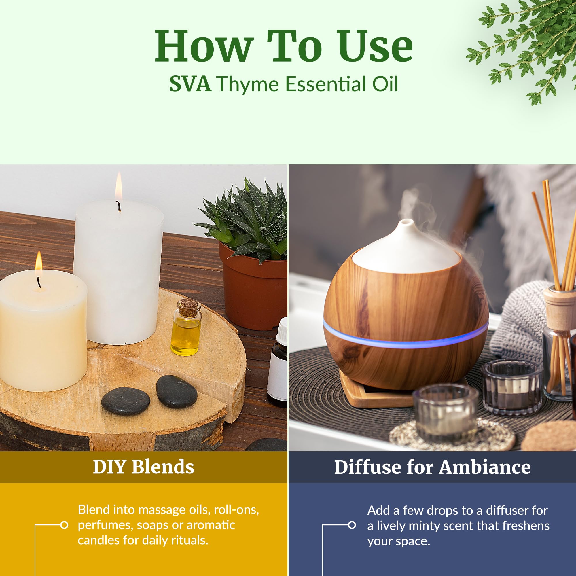 SVA ORGANICS etiqueta con información legible para identificar instrucciones de uso