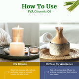 SVA ORGANICS etiqueta informativa con instrucciones claras y conservación segura