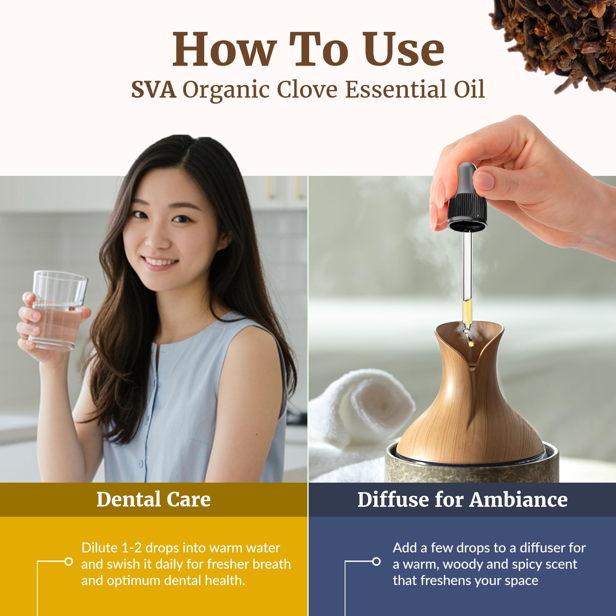 SVA ORGANICS etiqueta orgánica y lista de ingredientes clara