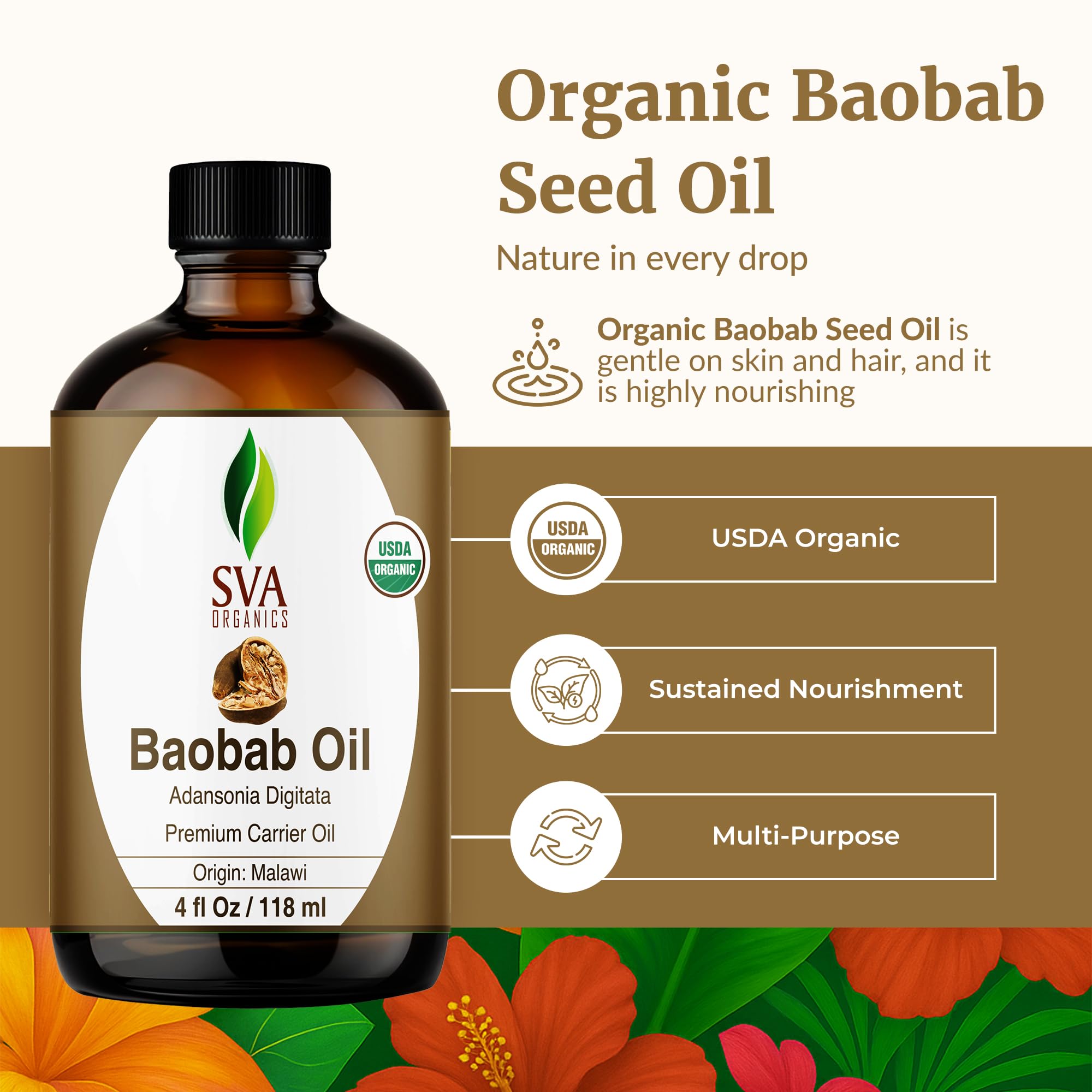 SVA ORGANICS gotero en primer plano que permite dosificar el aceite con precisión