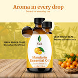 SVA ORGANICS comparación de tamaño en mano, indicando volumen práctico