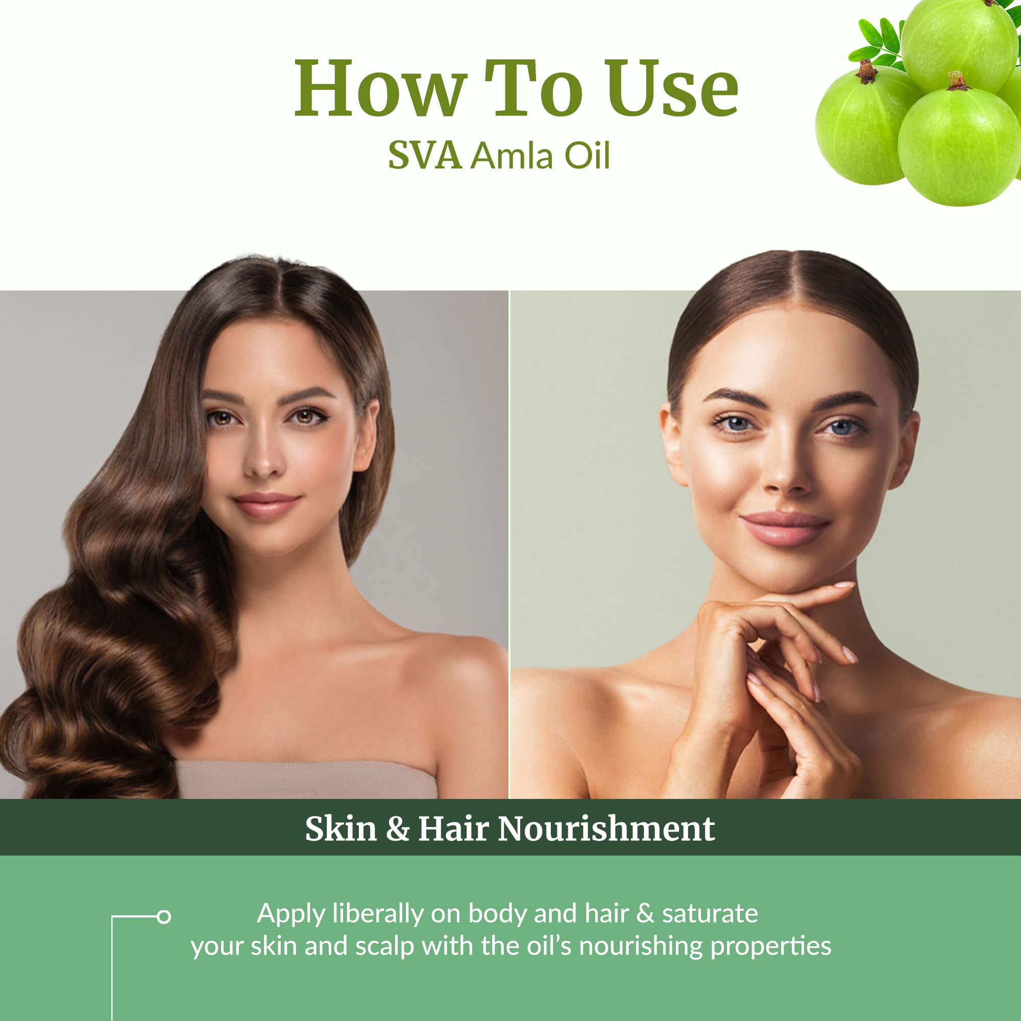SVA ORGANICS manos realizando masaje corporal para hidratación y relajación