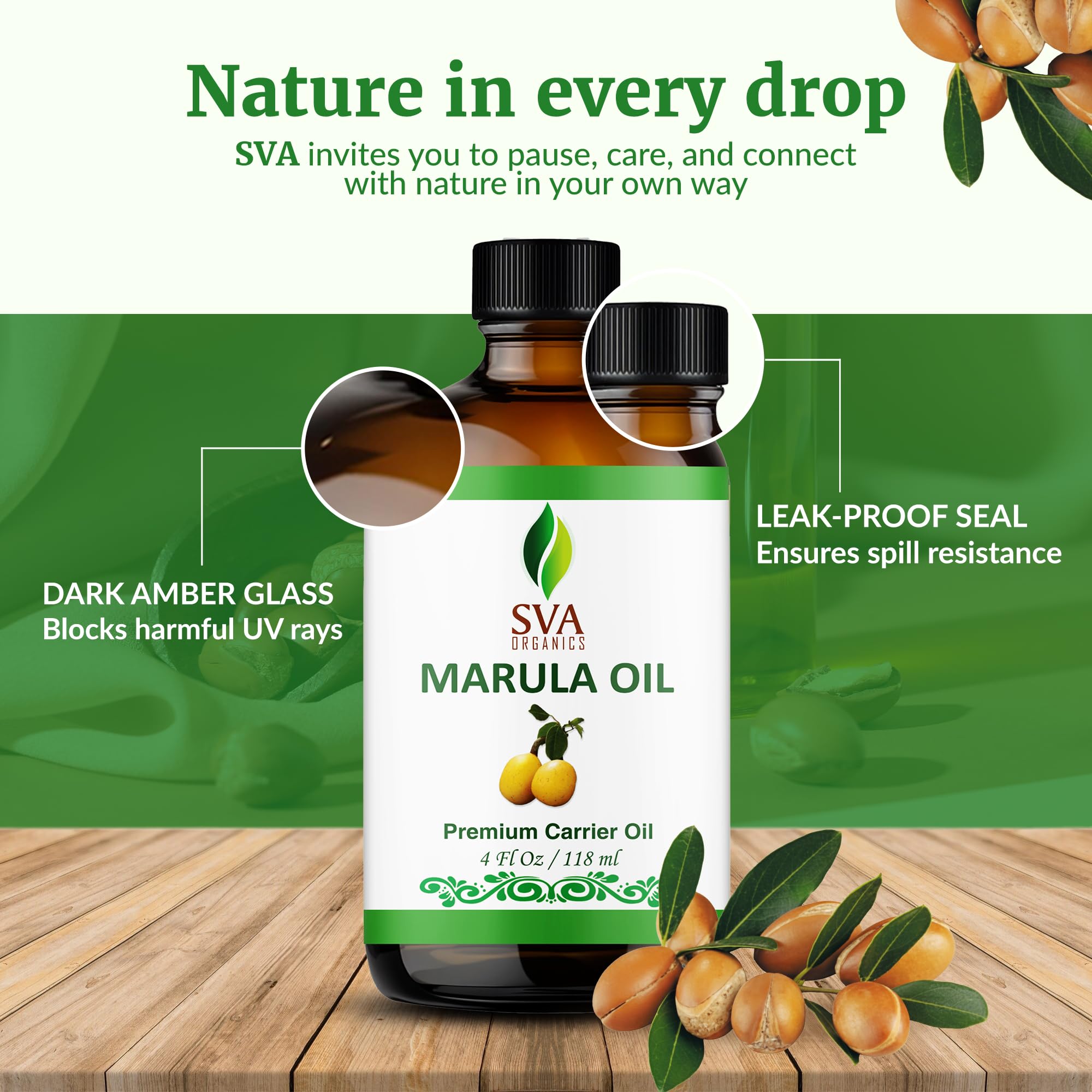 SVA ORGANICS etiqueta del producto mostrando información limpia y origen orgánico