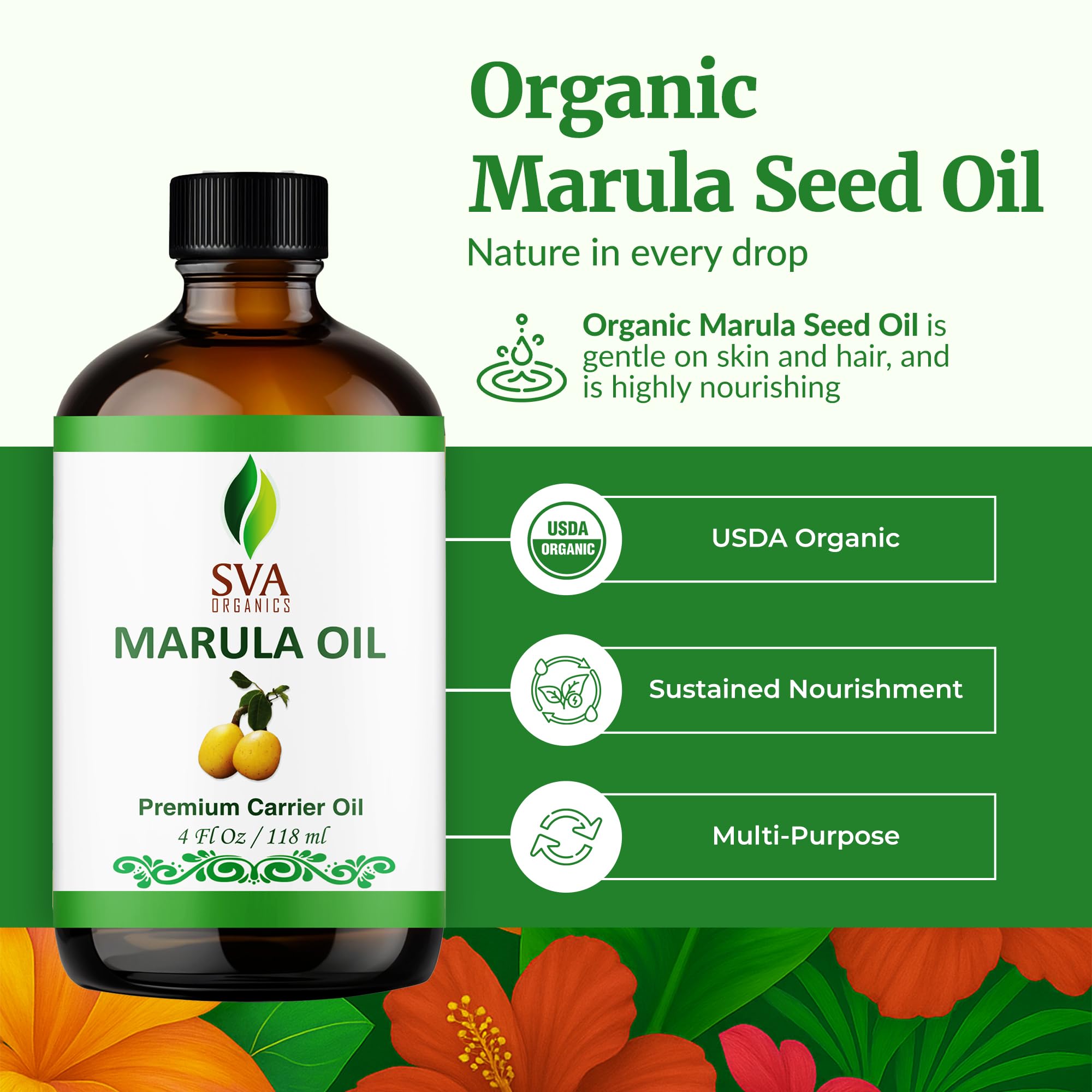 SVA ORGANICS gotero aplicador en primer plano mostrando dosificación precisa y sin desperdicio