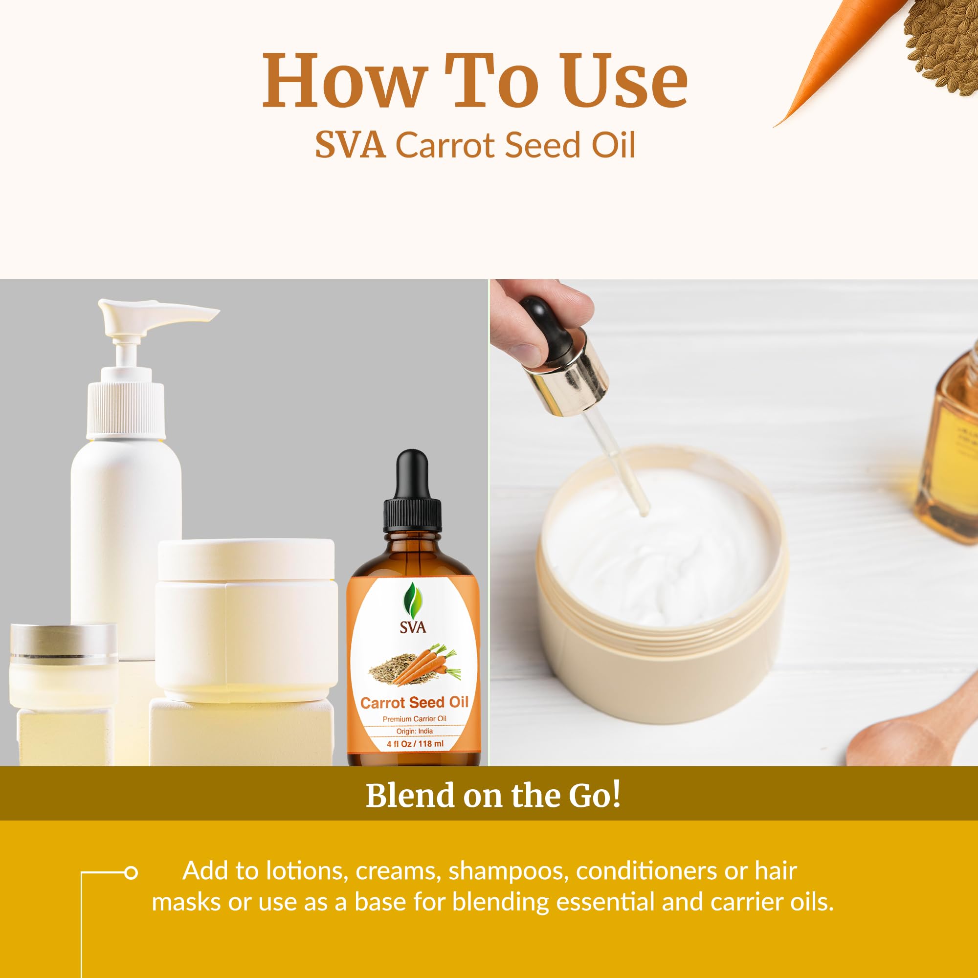 SVA ORGANICS masaje del cuero cabelludo con aceite, mejor deslizamiento