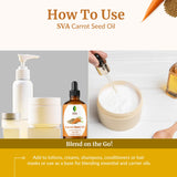 SVA ORGANICS masaje del cuero cabelludo con aceite, mejor deslizamiento