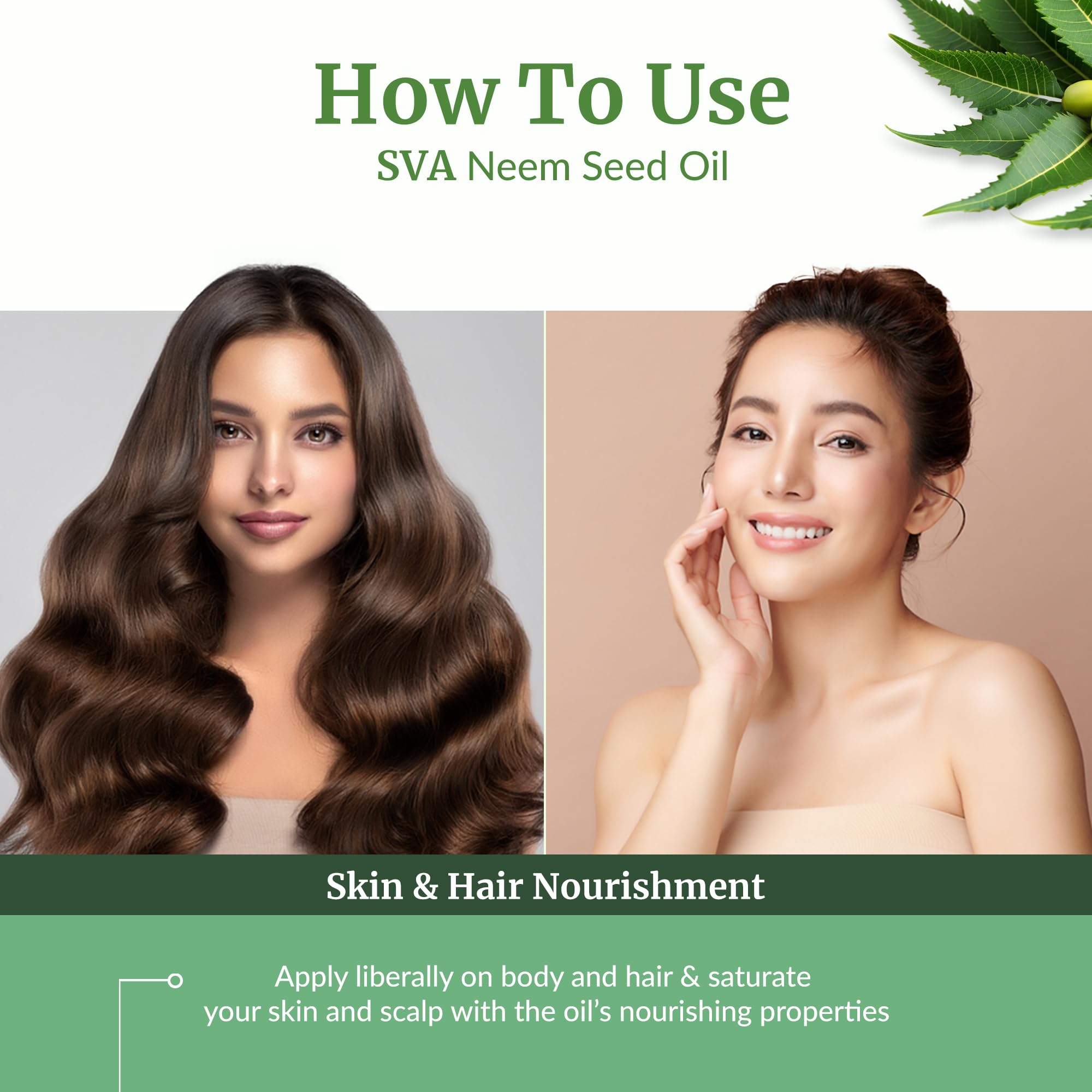 SVA ORGANICS mezcla con otros aceites para mejor absorción y aroma equilibrado