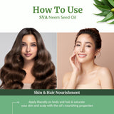 SVA ORGANICS mezcla con otros aceites para mejor absorción y aroma equilibrado