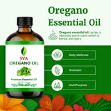 SVA ORGANICS gota de aceite en primer plano mostrando textura pura